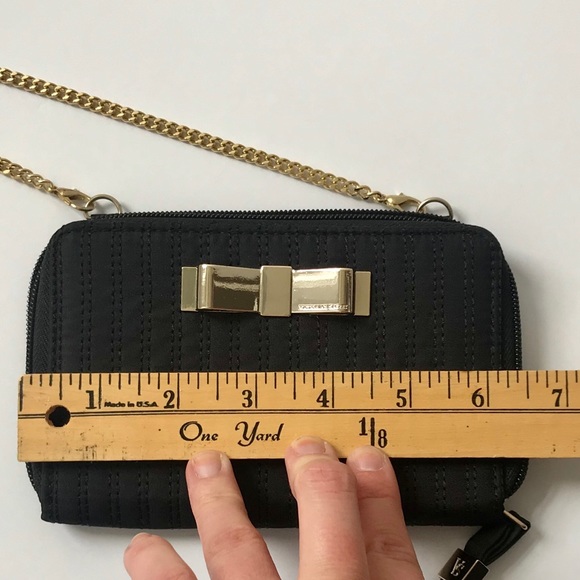 Victoria’s Secret Black Bow Phone Wallet Crossbody - Picture 7 of 8